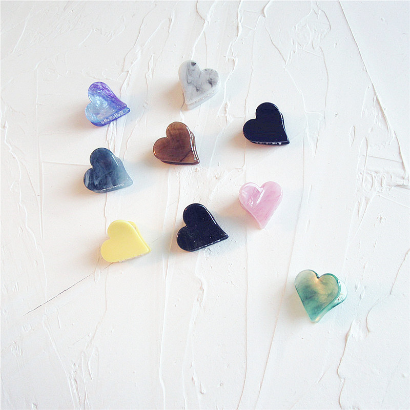 小爱心质感森系软妹风醋酸发抓