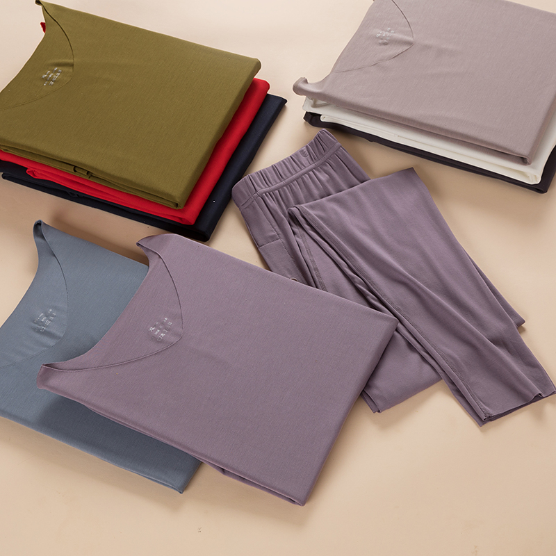 无痕保暖内衣男士秋衣