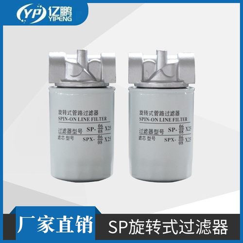 SP旋转式管路过滤器SP06/08/10*10/25滤油器SPX06/10*10/25滤芯