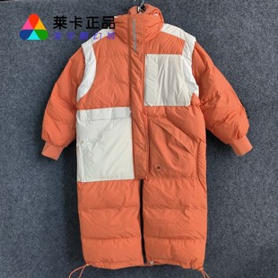 莱卡正品 Adidas stella 女联名超厚实秋冬长款运动休闲棉服外套