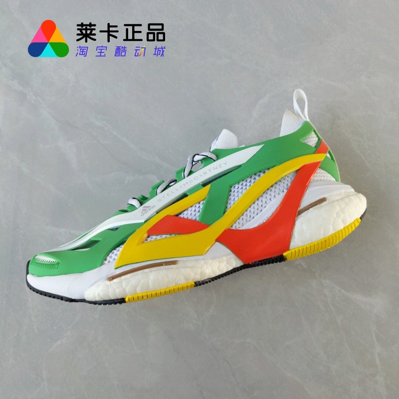 阿迪达斯女子系带运动跑步鞋