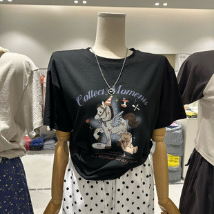 2026早春新款 COMBO 韩国直邮东大门正品 代购 T恤女 百搭圆领短袖