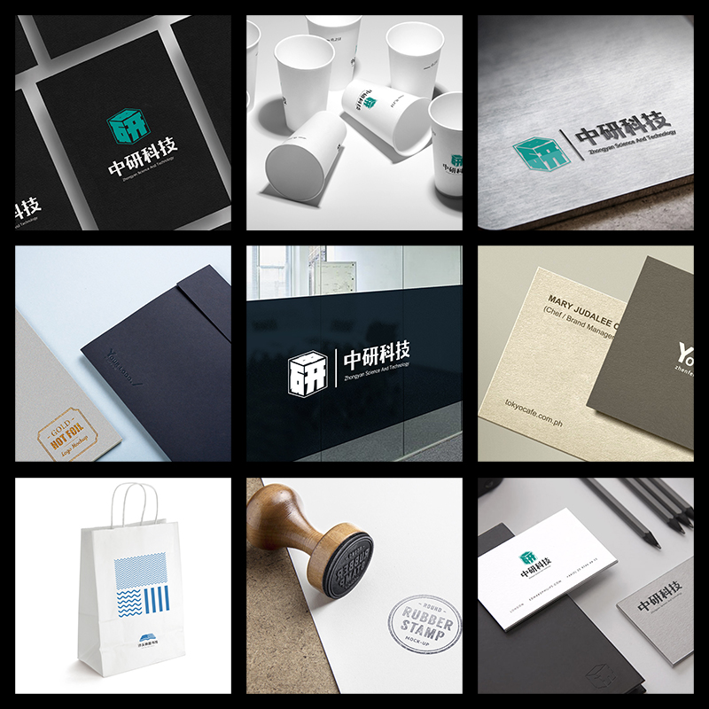 都是本人在做提案时用到的贴图，从国外网站下载，高品质图片，再用PS智能对象分层，可一键式替换LOGO、辅助图形，这些都是精简之后成功提案后分组出来，与大家分享，希望对大家提案、贴图、做效果有帮助。