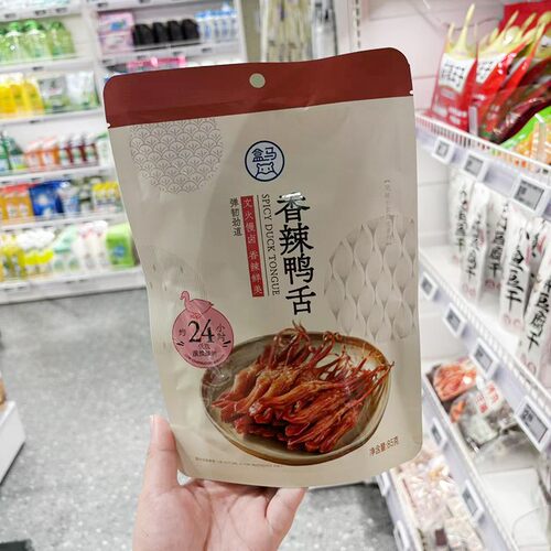 盒马代购盒马香辣鸭舌85g干净配方自然草本卤料香辣味弹韧劲道