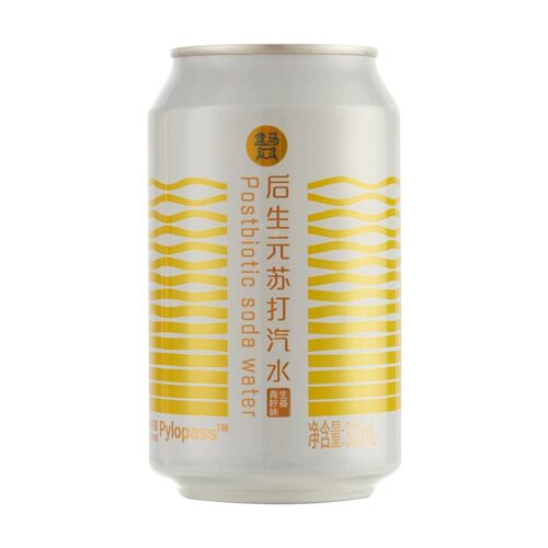 盒马代购后生元苏打水生姜青柠味330ml低糖轻负担含气