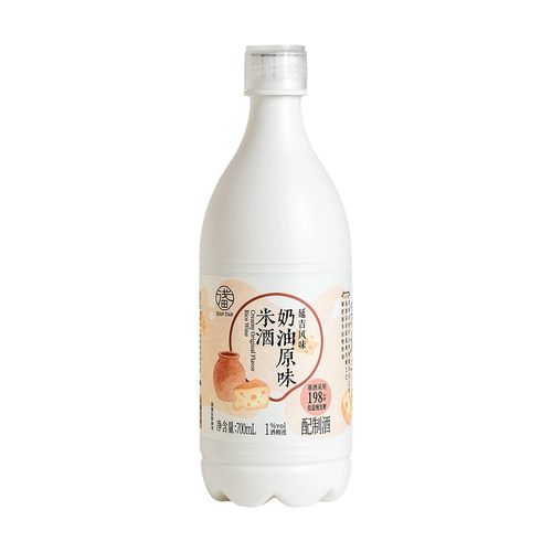 盒马代购【冬季酒单】浅田延吉风味奶油原味米酒700ml低温发酵