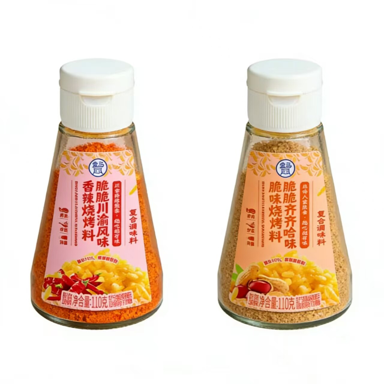 盒马代购脆脆齐齐哈尔风味川渝风味香辣烧烤料110g北味八重原香图片
