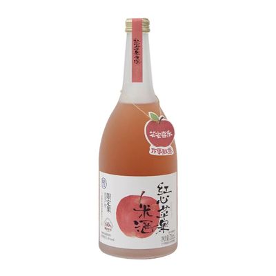 盒马代购季节限定红心苹果米酒720ml瓶装精米步合工艺60%发酵米酒