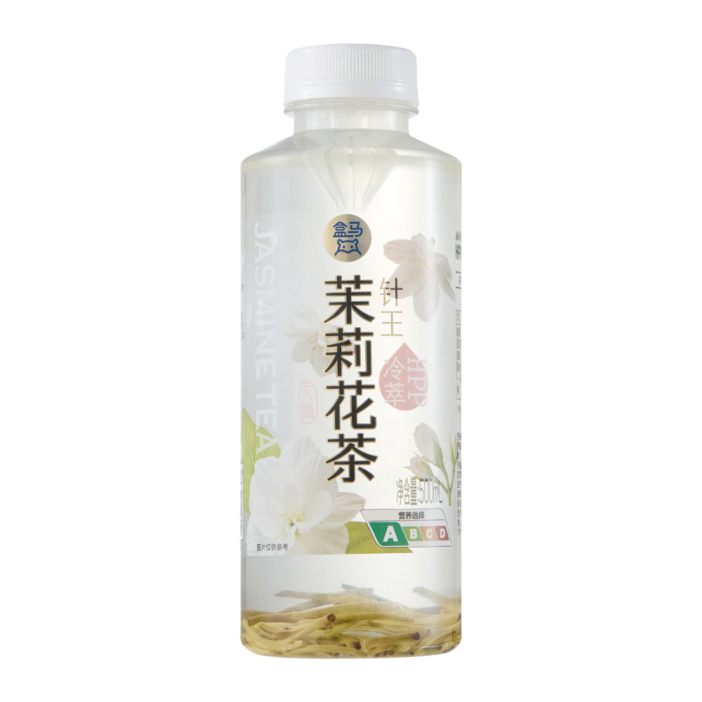 盒马代购盒马HPP冷兹针王茉莉花茶500mL夏日消暑好物独特茶漏过滤