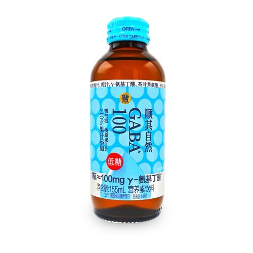 代购盒马顺其自然GABA*100 155ml 100mgGABA加持低糖微气泡口感