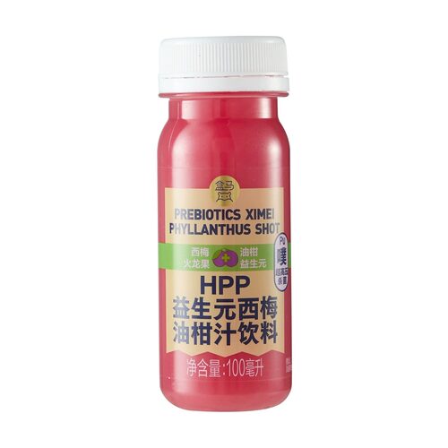 盒马 HPP益生元西梅油柑汁饮料 100ml小身材大能量 含有益生