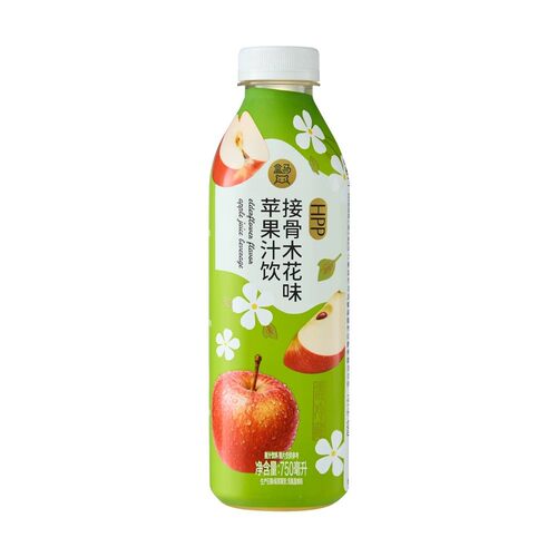 盒马代购HPP接骨木花苹果汁750ml冷藏清雅酸甜爽口不甜腻香气淡雅