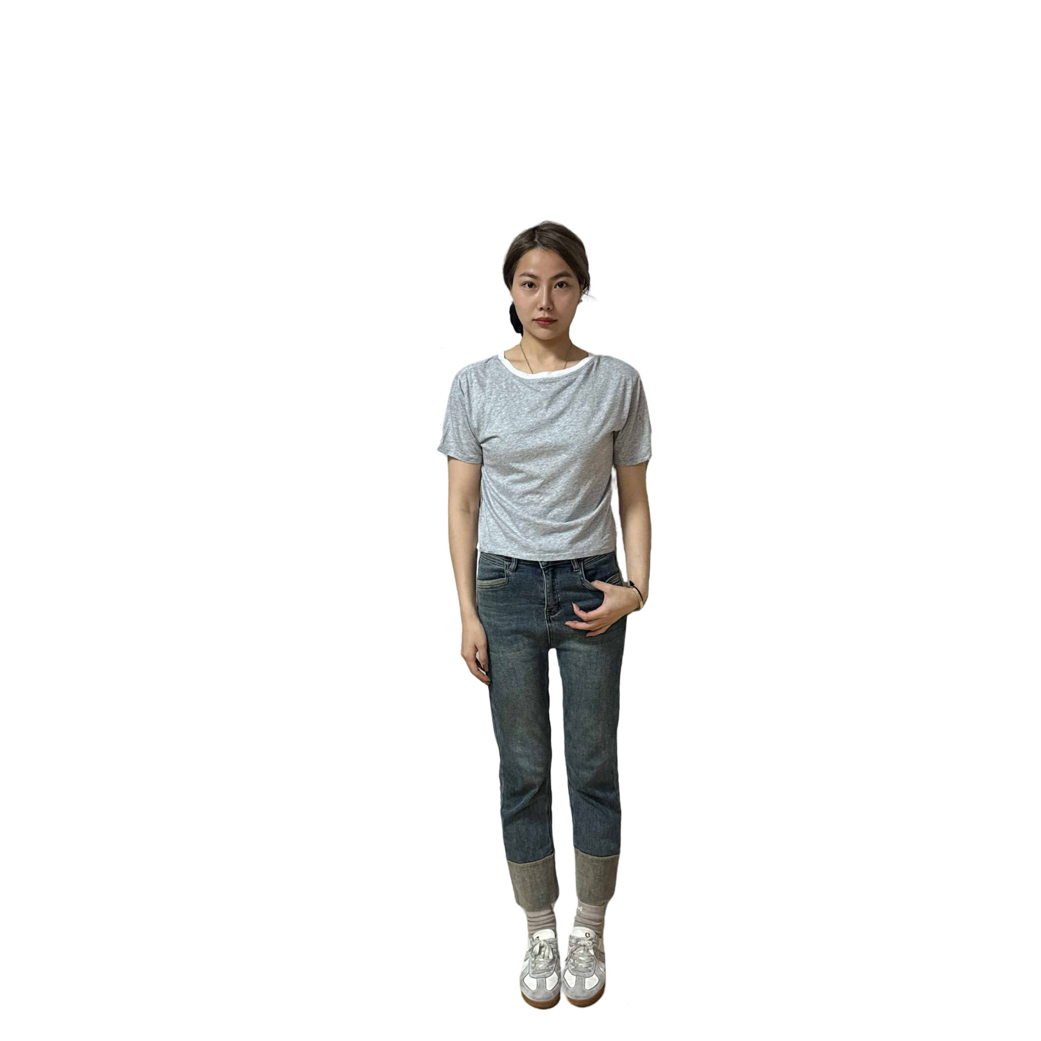 纯色百搭T恤女短袖2026夏季新款t宽松设计感小众体恤夏装莫代尔棉