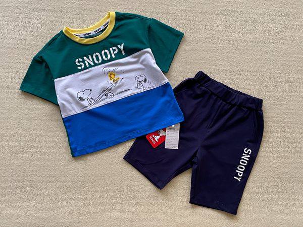 110夏季童装纯氨棉短袖两件