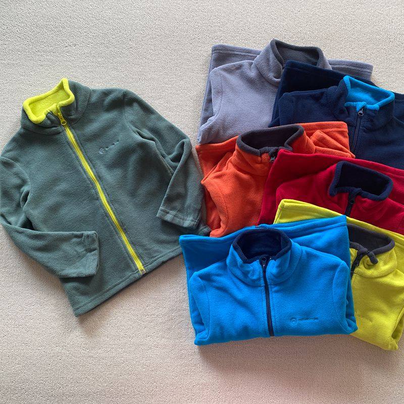 外贸儿童摇粒绒外套童装春秋冬男童女童运动上衣宝宝抓绒卫衣,童装/婴儿装/亲子装,儿童抓绒衣,淘宝优惠券,粉丝福利购,淘宝优惠卷