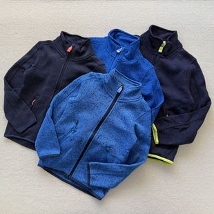 卫衣夹克外套户外服 外贸秋冬男女儿童拉绒加绒长袖 16码