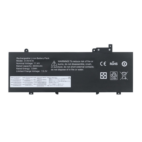 适用于联想ThinkPad T480S 01AV478 01AV479 L17L3P71 笔记本电池