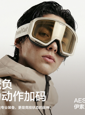 Proudcat骄傲的猫滑雪眼镜专业超轻雪镜雪地护目镜装备男女防雾风