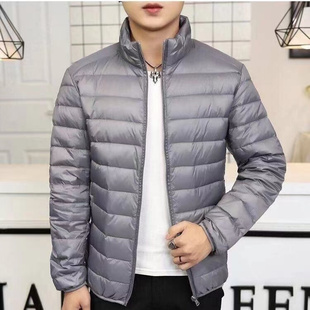 南极人超轻薄反季羽绒服男2022年新款短款超薄品牌轻便外套羽绒服