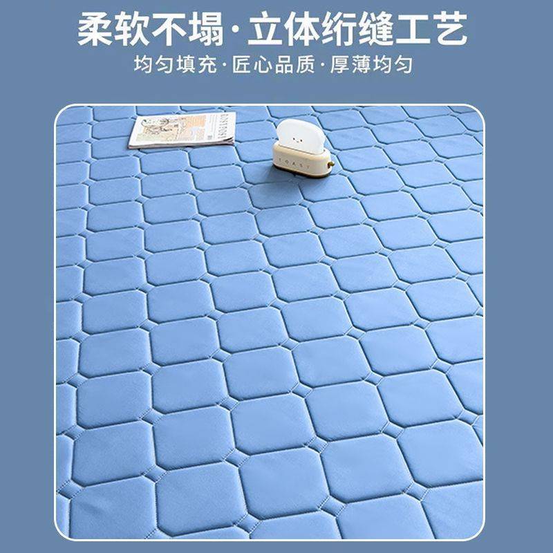 南极人夏季藤席床垫床单单件2025新款学生宿舍冰丝席床单软垫竹席