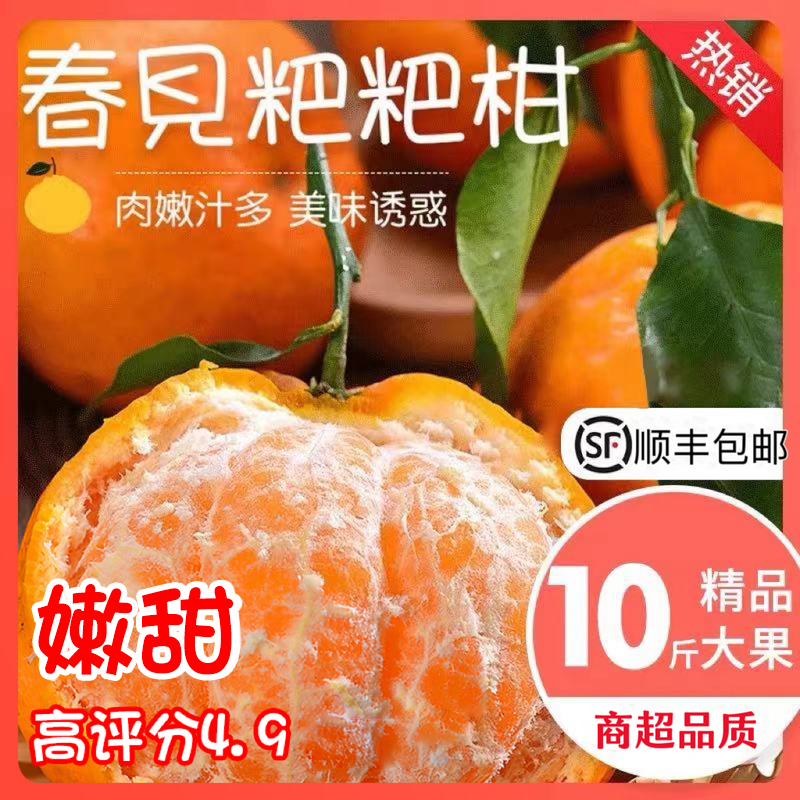 顺丰包邮春见耙耙柑嫩甜多汁