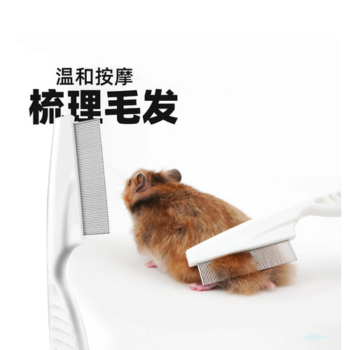 舒适长柄金丝熊专用梳子不伤皮肤