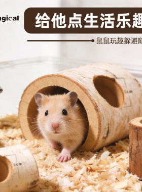 Hamagical仓鼠树洞隧道解闷过冬