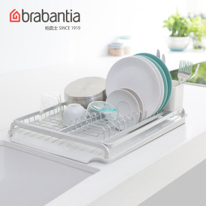 brabantia柏宾士厨房沥水架水槽沥水篮餐具碗盘置物架碗架收纳架
