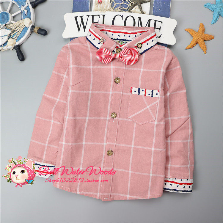 Chemise garcon à manche longue - Ref 2078349 Image 1