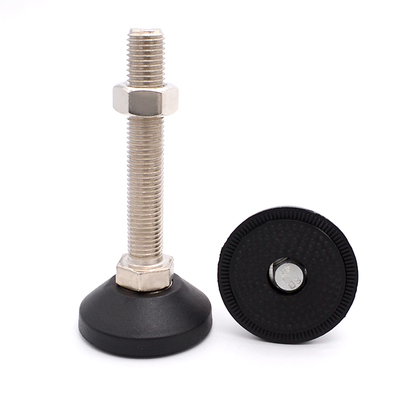 FT-6016100L工业脚杯 机床支撑脚 固定减震地脚 水平调节尼龙脚座