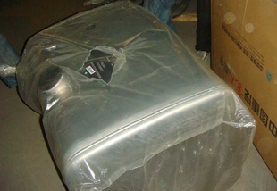 带缺口 A7豪沃 700X700 适配重汽豪沃原厂配件400L铝合金方油箱体