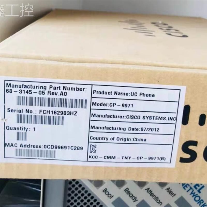 议价思科CisoCPc-997话1-C-K9 IP电机 全新原装行货￥