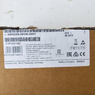 现货 全新原装 西门子 实物拍照￥ 开封 2BC00 议价6GK5204 2AF2
