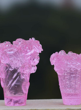 琉璃花瓶新年吉祥礼品摆件