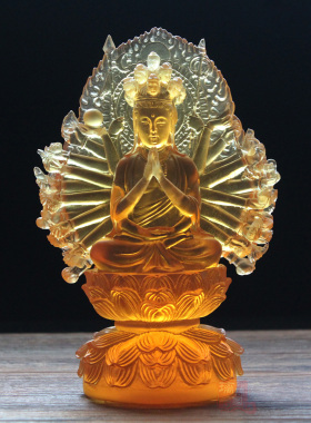 琉璃供奉守护神千手观音菩萨佛像
