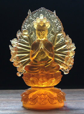 琉璃供奉守护神千手观音菩萨佛像
