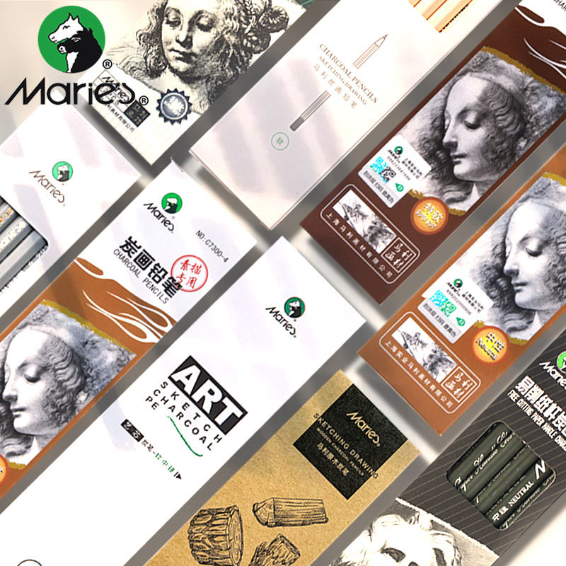 马利炭笔美术生专用 软炭笔素描铅笔 炭笔美术专用 软炭 炭画铅笔 硬炭笔 素描笔 软性铅笔 中炭笔 碳条 批发,文具电教/文化用品/商务用品,炭笔,淘宝优惠券,粉丝福利购,淘宝优惠卷