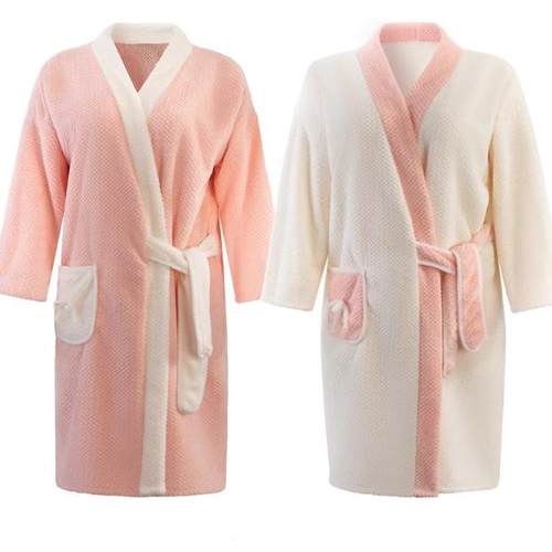 大码男女新款浴袍加厚睡衣