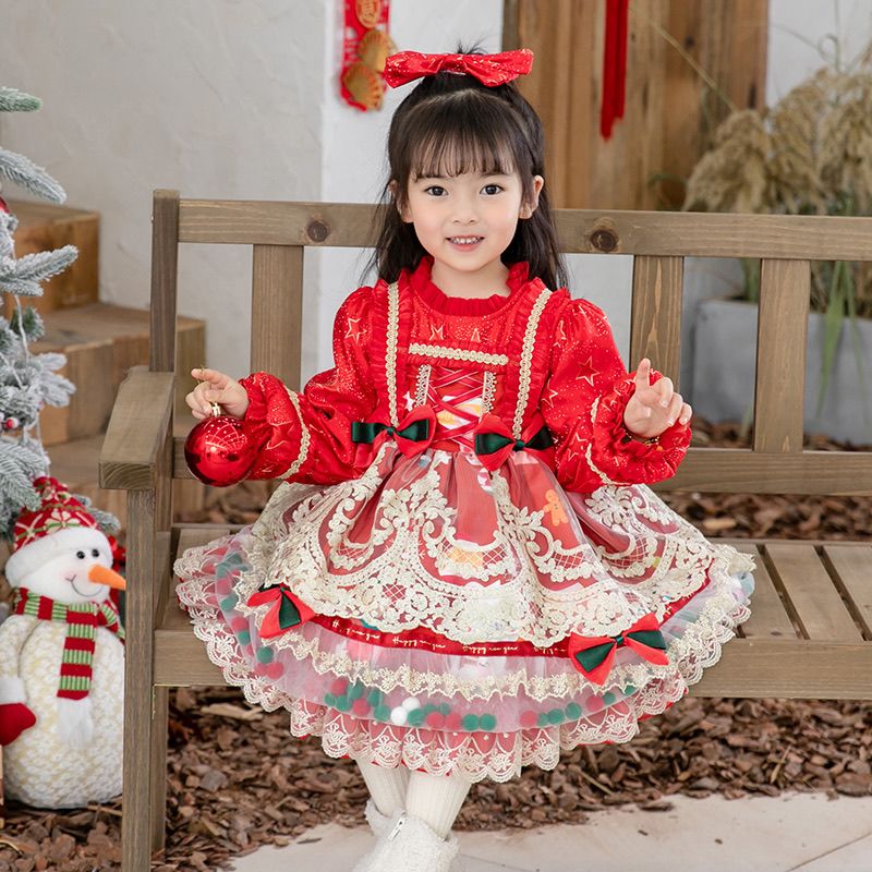 女童洛丽塔公主裙新年礼服连衣裙