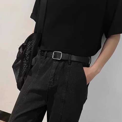 复古港风腰带男女针扣帅韩版皮带年轻人百搭休闲西装裤带学生潮流