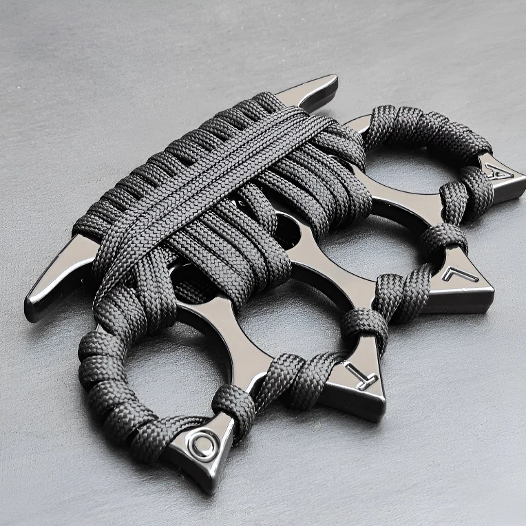 自卫指虎四指拳套金属合法防身打架用品武器戒指环手扣手撑子拳扣