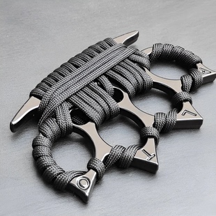 自卫指虎四指拳套金属合法防身打架用品武器戒指环手扣手撑子拳扣