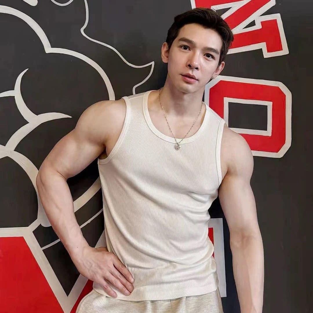 背心2.0重磅螺纹男士运动健身透气背心紧身美式打底坎肩潮男夏季