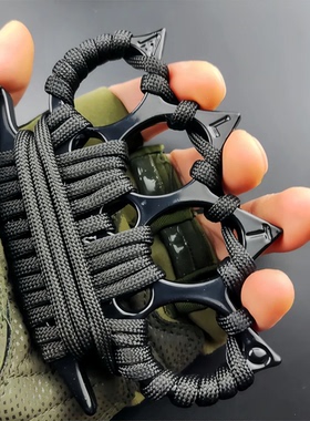 指虎合法防身加厚钛钢合金冷兵器车载手撑子习武道具拳击铁四指