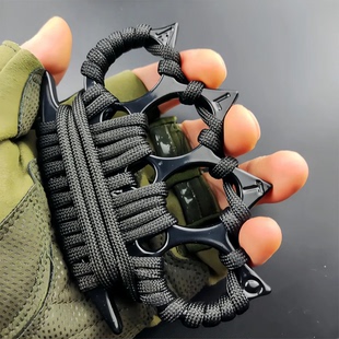 指虎合法防身加厚钛钢合金冷兵器车载手撑子习武道具拳击铁四指