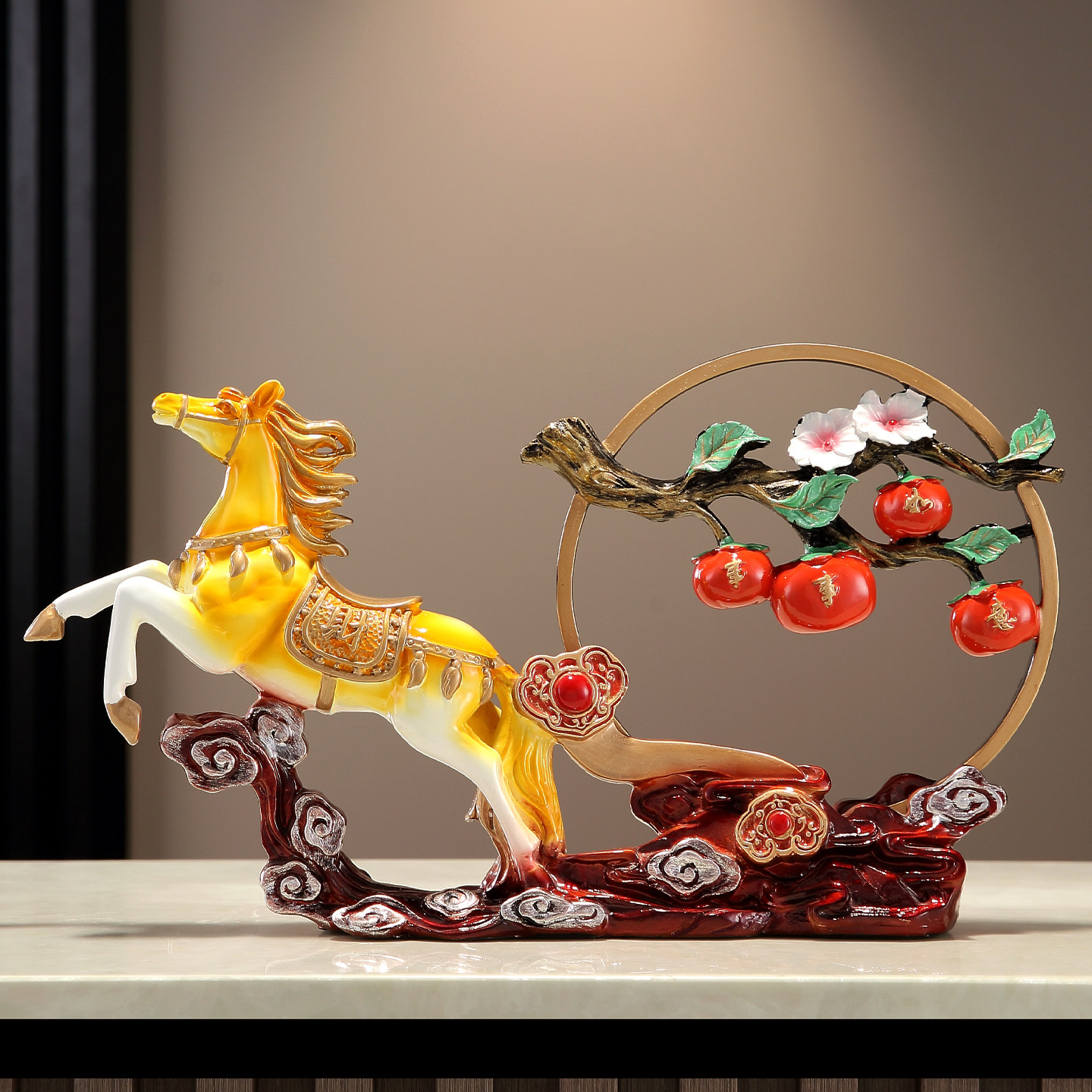 新中式马摆件客厅书房装饰品办公室桌面工艺品中国风摆设,家居饰品,桌面摆件,淘宝优惠券,粉丝福利购,淘宝优惠卷