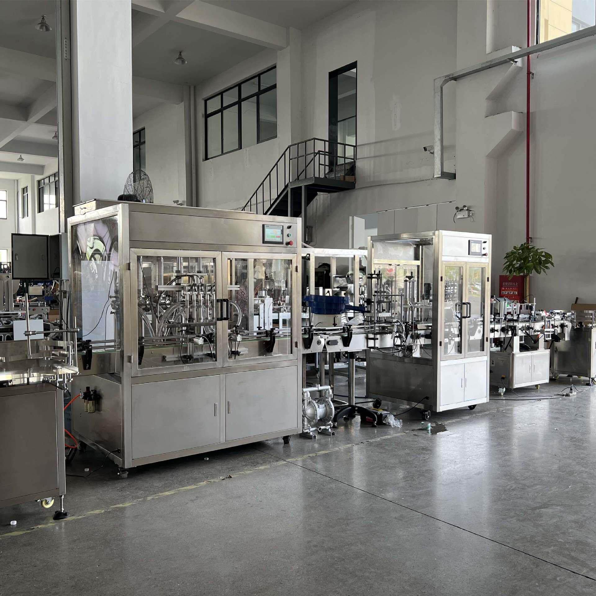 消毒液灌装机抗原试剂灌装机生产线封口机全自动封盖机