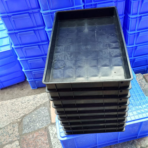 生产批发广州从化区防静电5#塑料方盘加厚全新料印刷电子产品托盘