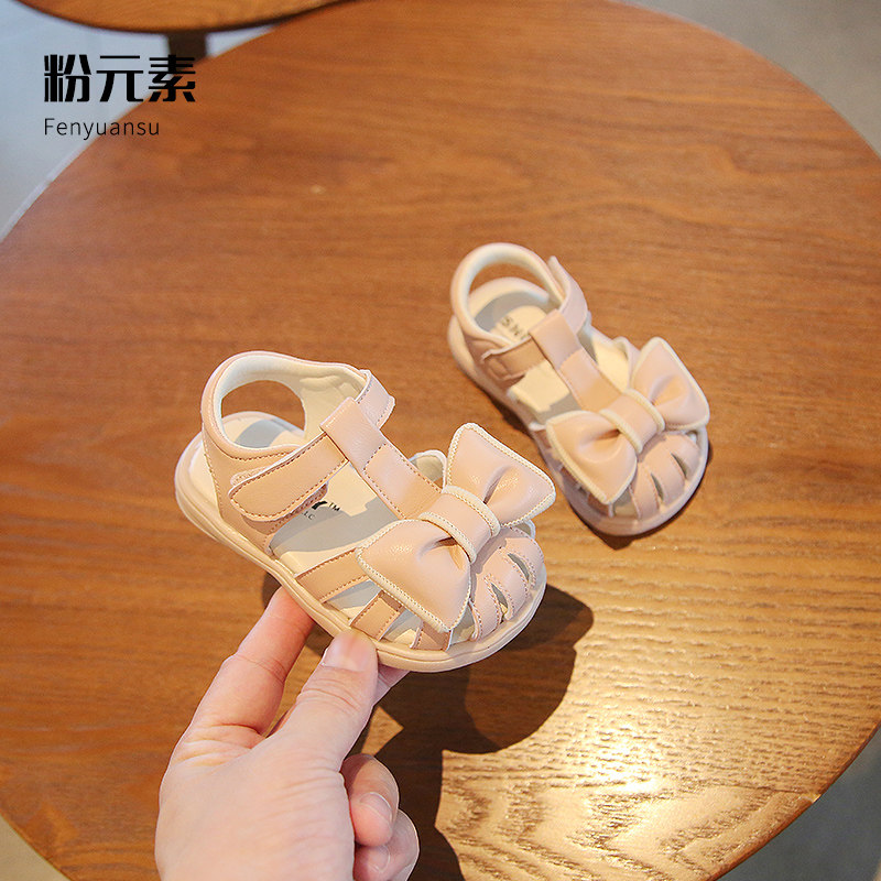 女宝宝凉鞋夏季女小童公主鞋新款透气一岁婴儿鞋子防滑软底学步鞋