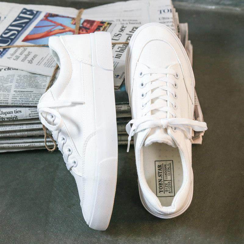 小白鞋男夏季新款纯白色帆布鞋男平底透气情侣布鞋百搭休闲0117k,流行男鞋,时尚休闲鞋,淘宝优惠券,粉丝福利购,淘宝优惠卷